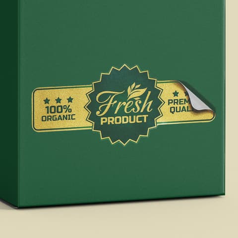 Metallic Printed Stickers