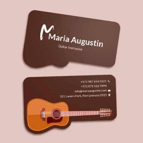 Die-Cut Business Cards