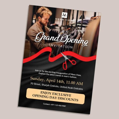 Normal Inauguration Invitation Printing Dubai