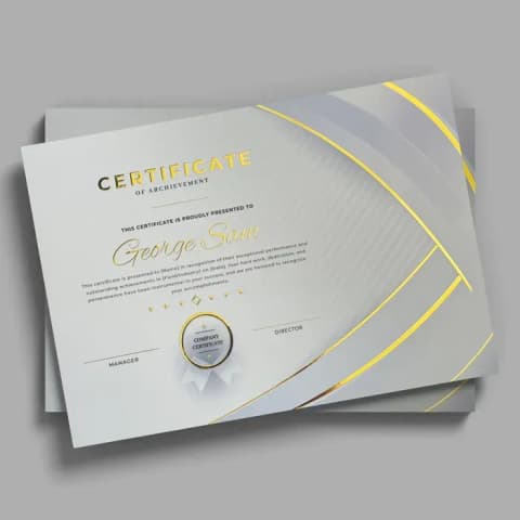 Certificates
