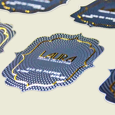 Raised Shiny + Foiled Stickers