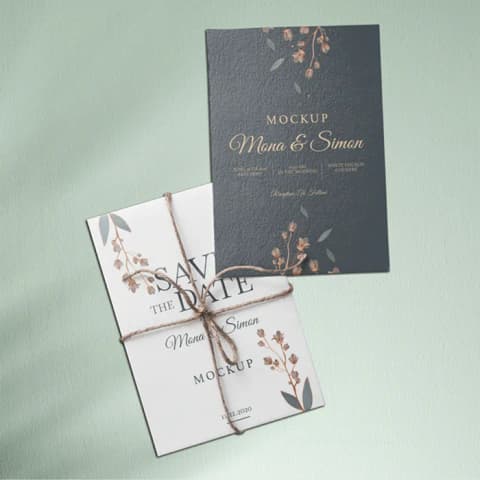 Luxury Wedding Cards designs dubai